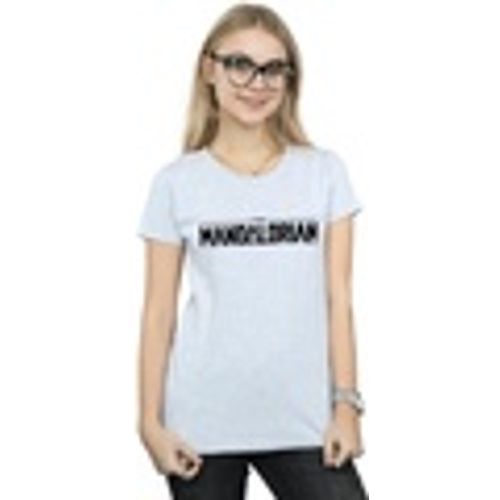 T-shirts a maniche lunghe The Mandalorian Logo - Disney - Modalova