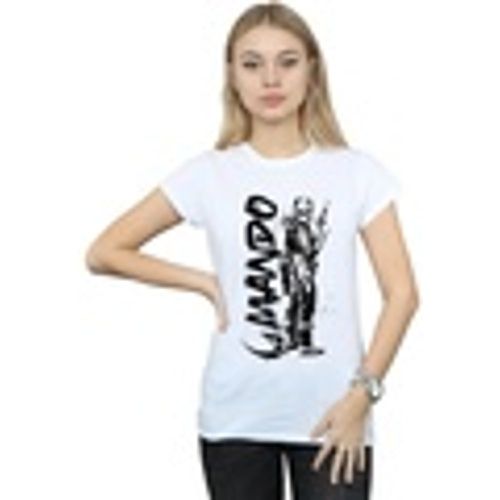 T-shirts a maniche lunghe The Mandalorian Splat Mando - Disney - Modalova