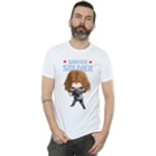 T-shirts a maniche lunghe Winter Soldier Bucky Toon - Marvel - Modalova
