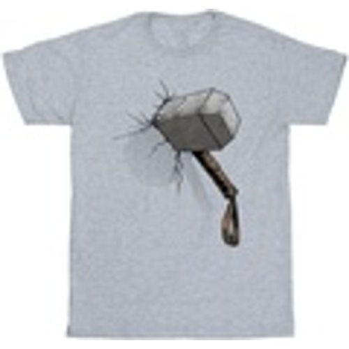 T-shirts a maniche lunghe Thor Hammer Crack - Avengers, The (Marvel) - Modalova