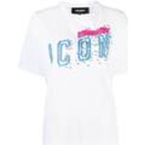 T-shirt Dsquared ICON PIXELED EASY - Dsquared - Modalova