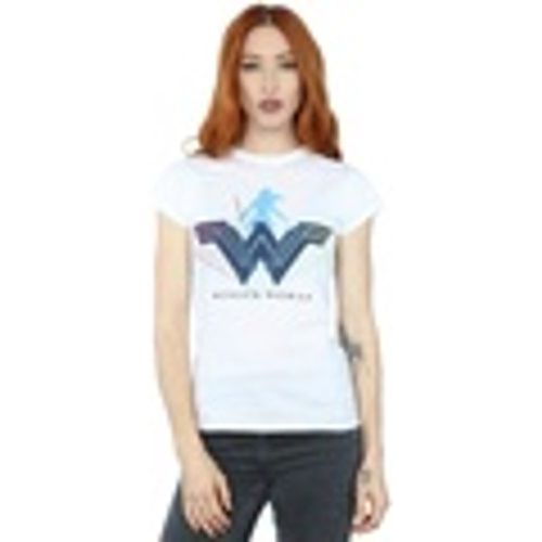 T-shirts a maniche lunghe Wonder Woman Warrior Logo - Dc Comics - Modalova