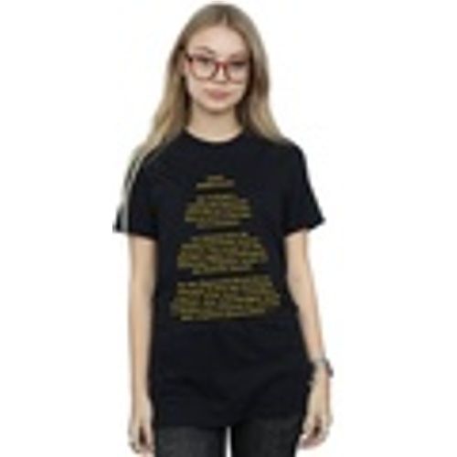 T-shirts a maniche lunghe Revenge Of The Sith Opening Crawl - Disney - Modalova