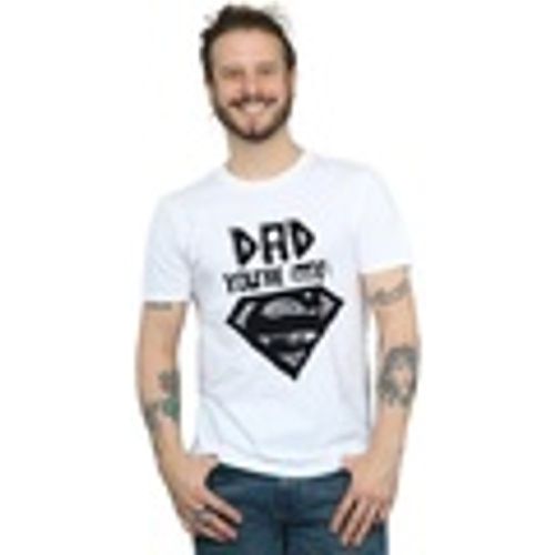 T-shirts a maniche lunghe Superman Super Dad - Dc Comics - Modalova