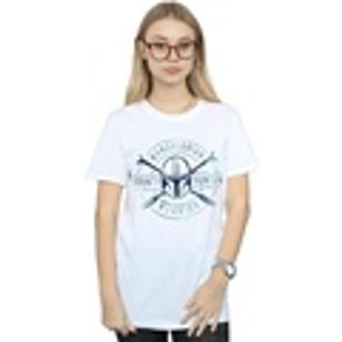 T-shirts a maniche lunghe The Mandalorian Warrior Crest - Disney - Modalova
