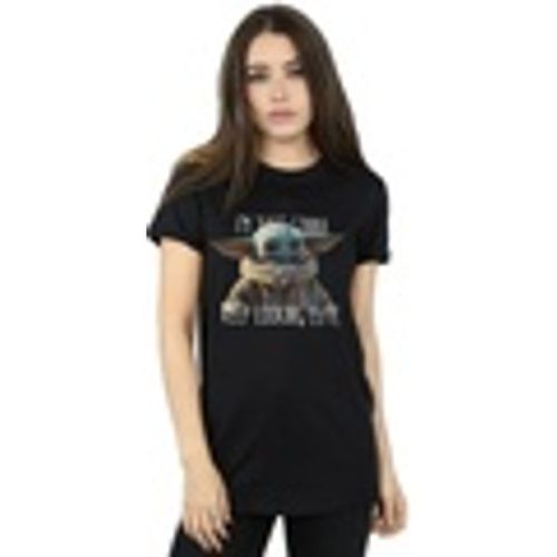 T-shirts a maniche lunghe The Mandalorian Keep Looking Cute - Disney - Modalova