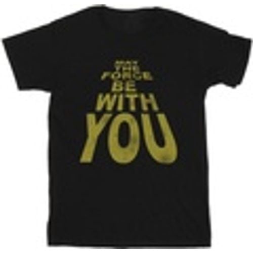 T-shirts a maniche lunghe May The Force Be With You - Disney - Modalova