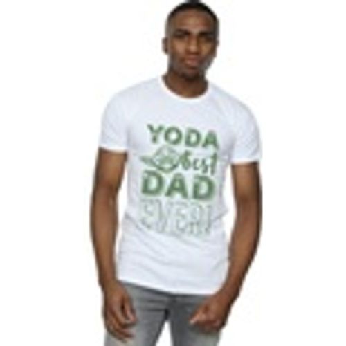 T-shirts a maniche lunghe Yoda Best Dad - Disney - Modalova