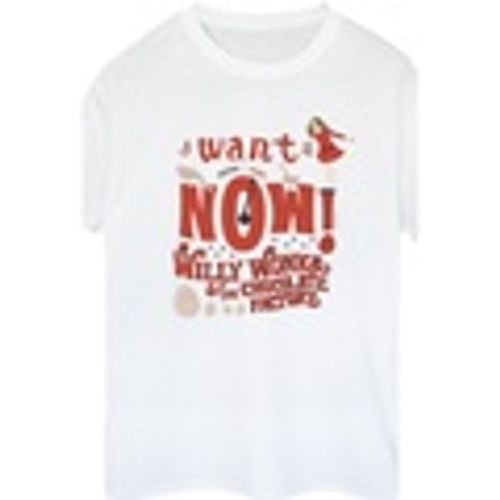 T-shirts a maniche lunghe Verruca Salt I Want It Now - Willy Wonka - Modalova