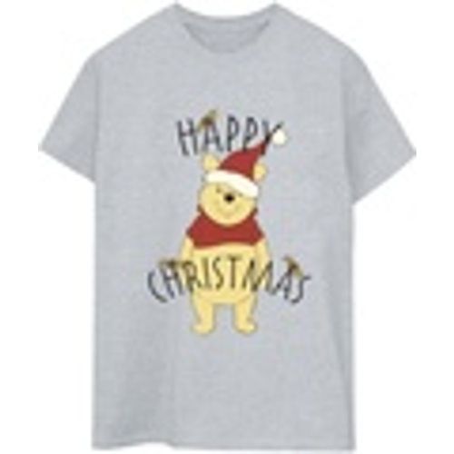 T-shirts a maniche lunghe Winnie The Pooh Happy Christmas Holly - Disney - Modalova