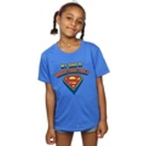 T-shirts a maniche lunghe Superman My Dad Is Indestructible - Dc Comics - Modalova