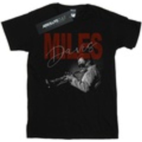 T-shirts a maniche lunghe Distressed Photo - Miles Davis - Modalova