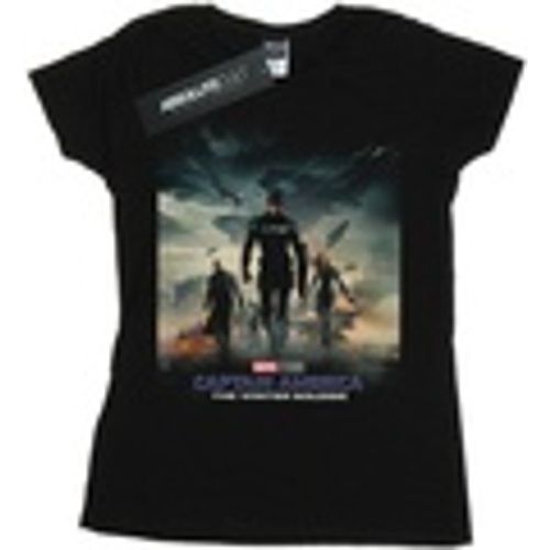 T-shirts a maniche lunghe Captain America The Winter Soldier Poster - Marvel Studios - Modalova