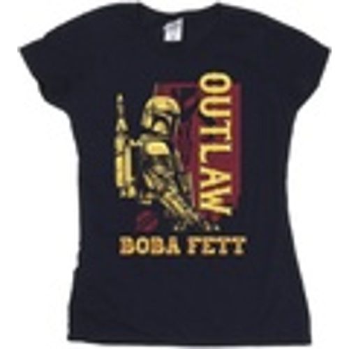 T-shirts a maniche lunghe The Book Of Boba Fett Distressed Outlaw - Disney - Modalova