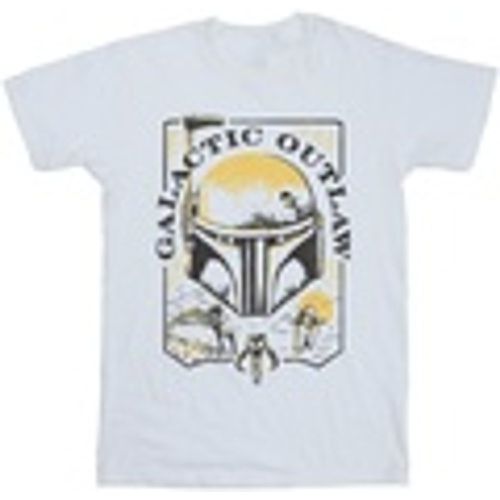 T-shirts a maniche lunghe Galactic Outlaw Distress - Star Wars: The Book Of Boba Fett - Modalova