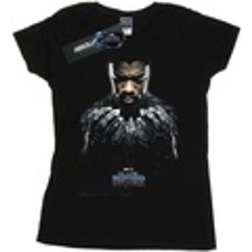 T-shirts a maniche lunghe Black Panther T'Challa Poster - Marvel - Modalova