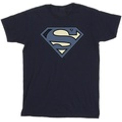 T-shirts a maniche lunghe Superman Indigo Logo - Dc Comics - Modalova
