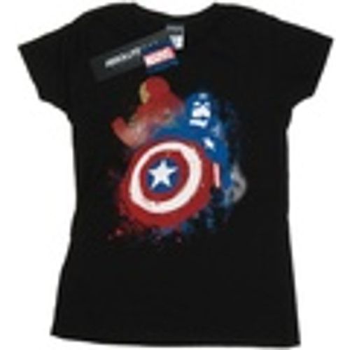 T-shirts a maniche lunghe Captain America Civil War Painted Vs Iron Man - Marvel - Modalova