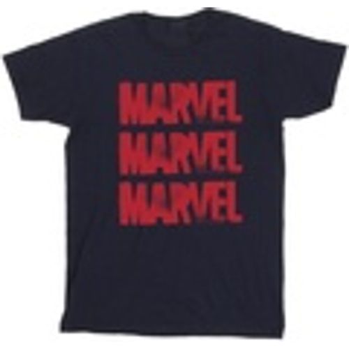 T-shirts a maniche lunghe Red Spray Logos - Marvel - Modalova