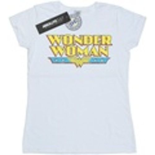 T-shirts a maniche lunghe Wonder Woman Crackle Logo - Dc Comics - Modalova