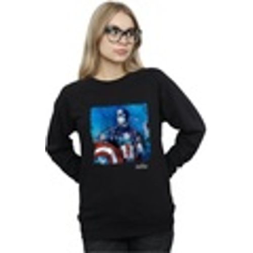 Felpa Marvel Captain America Art - Marvel - Modalova