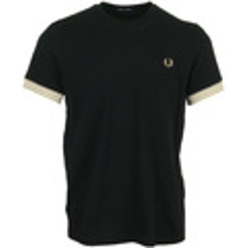T-shirt Fred Perry Stripped Cuff - Fred Perry - Modalova