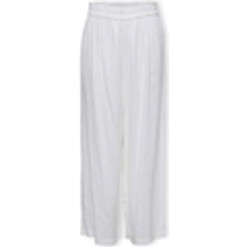 Pantaloni Noos Tokyo Linen Trousers - Bright White - Only - Modalova