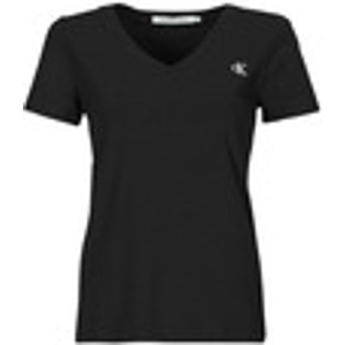T-shirt CK EMBROIDERY STRETCH V-NECK - Calvin Klein Jeans - Modalova