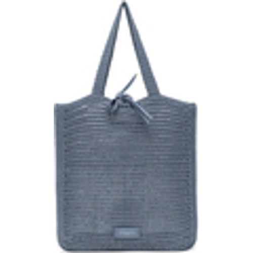 Borsette Shopping bag Vittoria bluette in tessuto uncinetto - Gianni Chiarini - Modalova