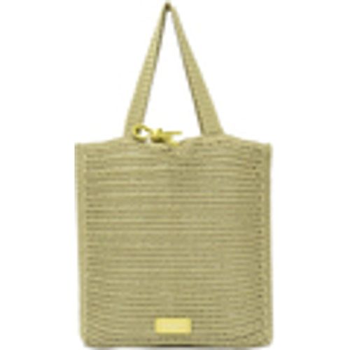 Borsette Shopping bag Vittoria giallo in tessuto uncinetto - Gianni Chiarini - Modalova