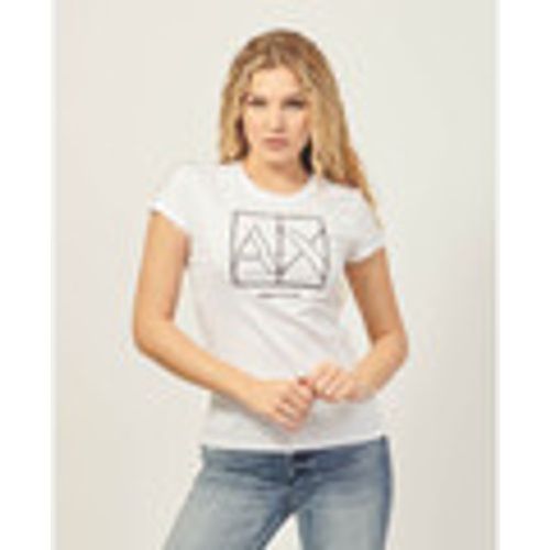 T-shirt & Polo T-shirt donna slim fit in cotone organico - EAX - Modalova
