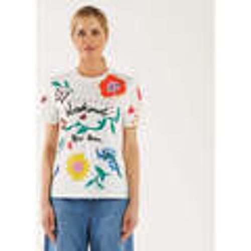 T-shirt Weekend t-shirt bianca disegni colorati - Max Mara - Modalova