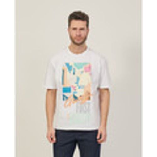 T-shirt & Polo T-shirt uomo in cotone con stampa - Guess - Modalova