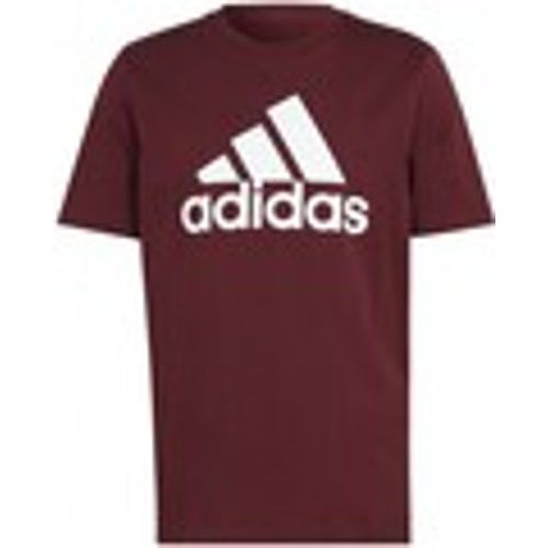 T-shirt T-shirt Essentials IS1301 Rosso Regular Fit - Adidas - Modalova