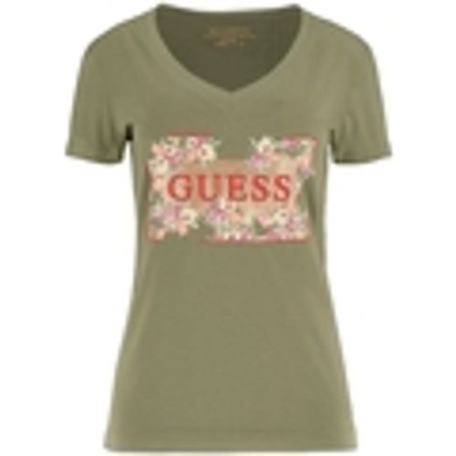 T-shirt Guess Fleurs - Guess - Modalova