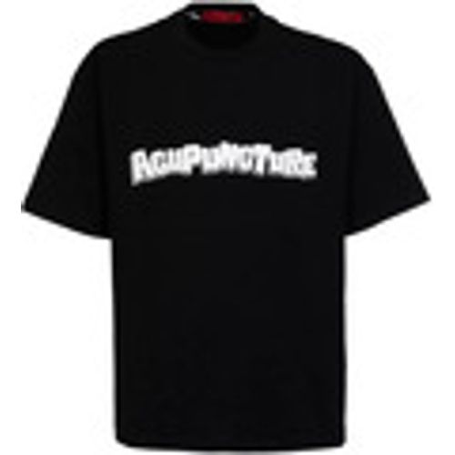 T-shirt & Polo t-shirt over nera uomo - Acupuncture - Modalova