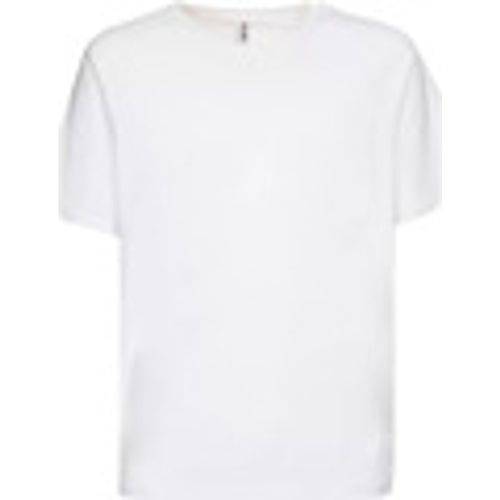 T-shirt & Polo t-shirt bianca stripes logate - Moschino - Modalova
