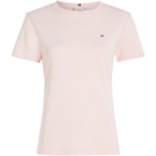 T-shirt & Polo T-shirt rosa con mini logo - Tommy Hilfiger - Modalova