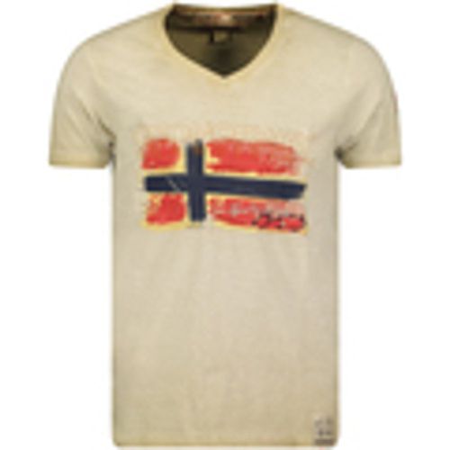 T-shirt Geo Norway SW1561HGN-BEIGE - Geo Norway - Modalova
