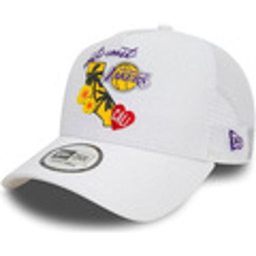 Cappelli NBA Team Logo Trucker Los Angeles Lakers White - New-Era - Modalova