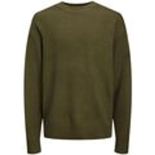 Maglione 12242589 SURFACE CREW-OLIVE NIGHT - jack & jones - Modalova