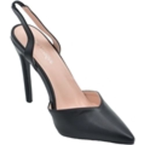 Scarpe Decollete scarpa donna slingback a punta in pelle opaca nera ta - Malu Shoes - Modalova