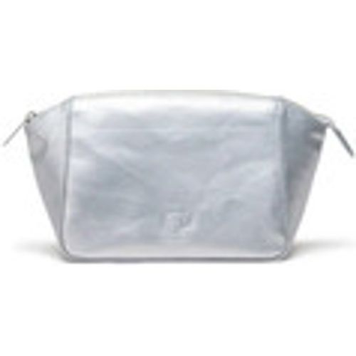 Trousse da toilette Milan Toiletry Bag Vegan Leather Silver Metallic - Herschel - Modalova