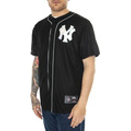 Camicia a maniche lunghe New York Yankees Iridescent MB Foundation Top black - Fanatics - Modalova