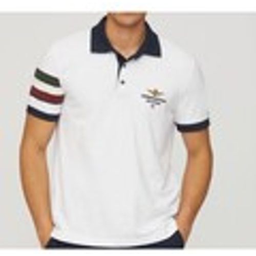 T-shirt & Polo Polo In Piquè Con Inserto Tricolore - aeronautica militare - Modalova