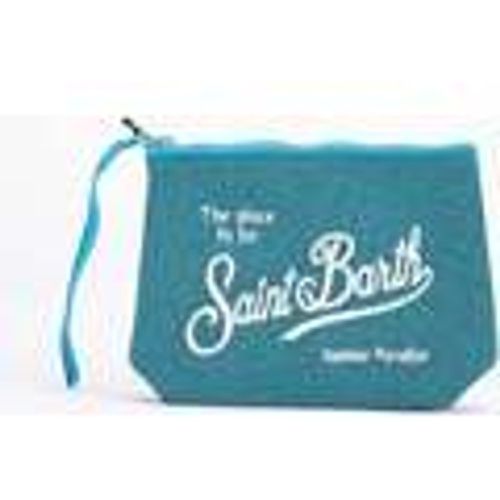 Borsa Shopping pochette aline lurex azzurra - Mc2 Saint Barth - Modalova