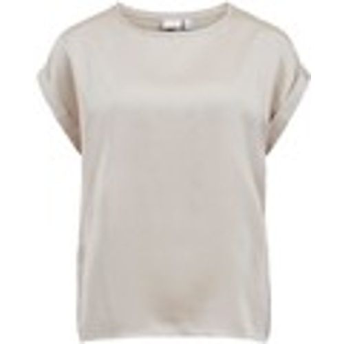 T-shirt VIELLETTE S/S SATIN TOP/SU - NOOS 14059563 - Vila - Modalova