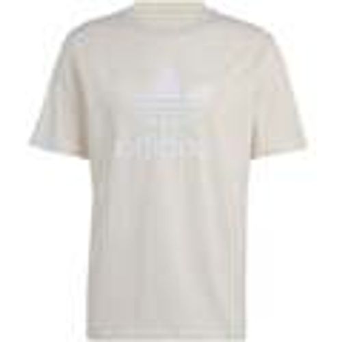 T-shirt & Polo Trefoil Beige - Adidas - Modalova