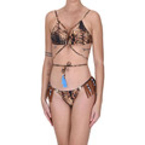 Costume a due pezzi Bikini animalier con frange CST00003062AE - 4giveness - Modalova