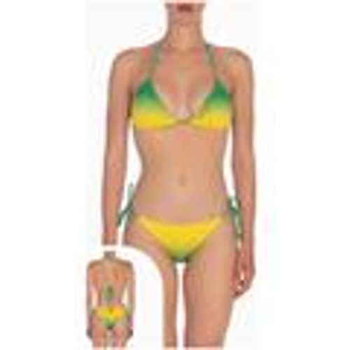 Costume a due pezzi Bikini triangolo con slip regolabile FK-V002X18 - F * * K - Modalova